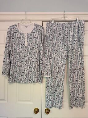 Roller Rabbit Nordic Folk Pima Cotton Pajamas XXL